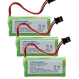 URPOWER? 3 Packs 2.4V Ni-MH Cordless Home Phone Battery for Uniden BT-1008 BT1008 BT-1008S BT1008S BT-1016 BT1016 BT-1021 BT1021 DECT2080 DECT20803 Empire CPH-515B CPH515B