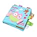 SUNEN Baby Soft Book Cloth Book Crinkle Books for Babies, Touch and Feel Books for 1 Year Old Infants Early Education Toys, Fabric Tactile Baby Books for Toddler Newborn Boy & Girl Best Gift
