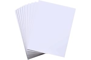 CREZTAIL Vinyl Siding Repair Kit - 10 Pieces White Self-Adhesive Siding Patch, PVC Vinyl Fence Parts, Vinyl Weatherproof Siding Repair Tape for Cracks, Holes & Scratches