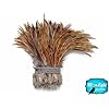 Rooster-Feathers-4-Inch-Strip-Red-Chinchilla-Strung-Rooster-Neck-Hackle-Feathers