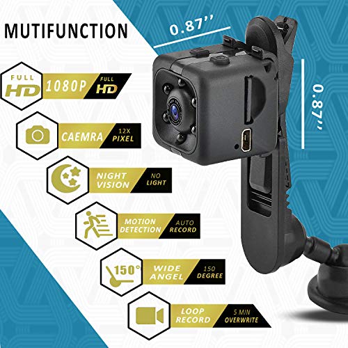 Mini Spy Camera ,1080P Hidden Camera,Portable Nanny Cam,Small Hidden