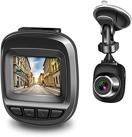 Actionpie Dash Cam 1080P Car DVR Dashboard Camera Full HD Recorder, G-Sensor, WDR, Loop Recording[Black]