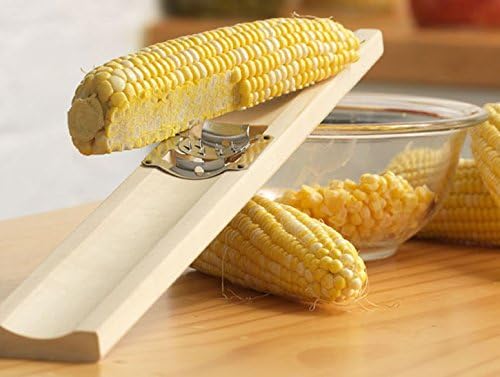 Lee's 101p Original 17 Wood Base Cream Style Corn Cutter Tool by GBW