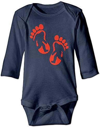 Big-foot Sasquatch Lovely For Baby Climbing Long Sleeved Clothing Navy