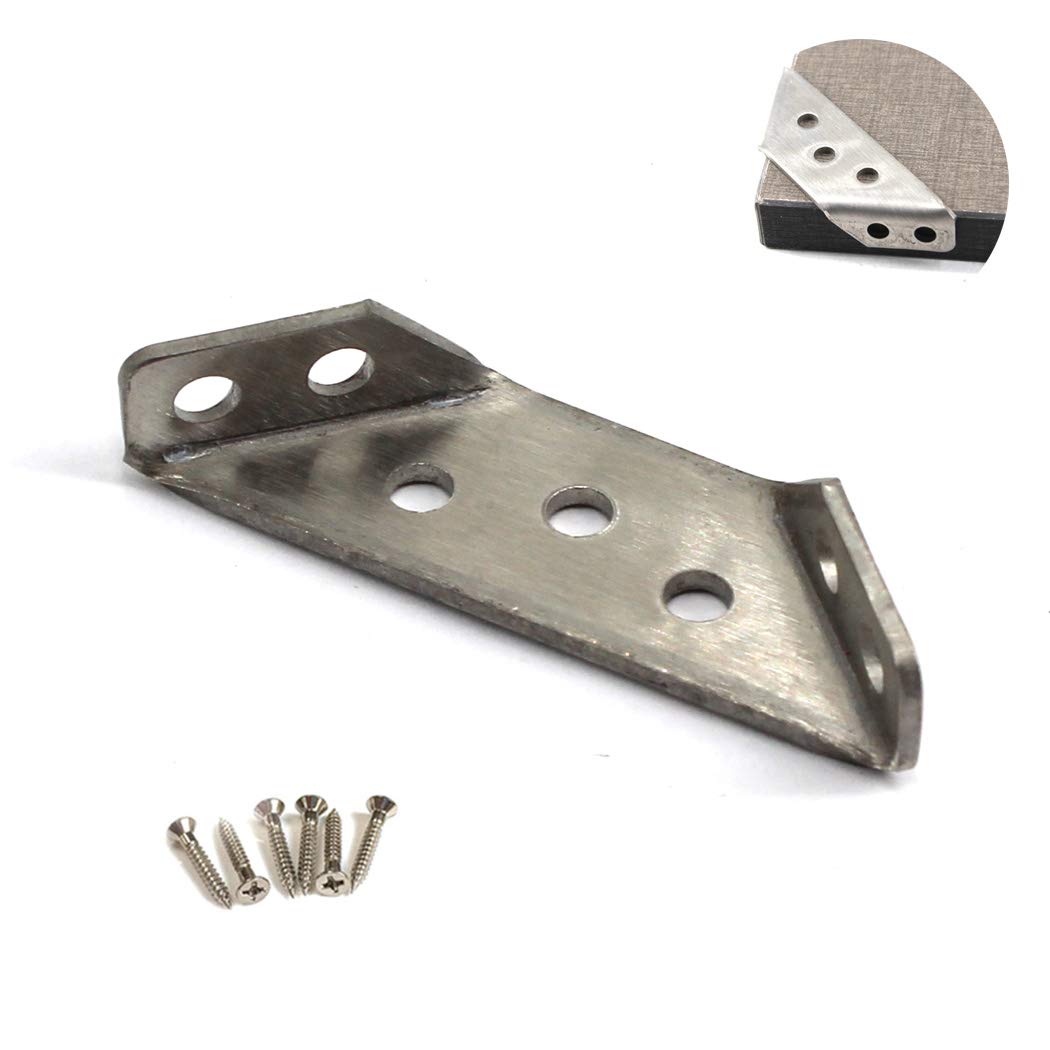 69x20mm Wall Mount Shelf Bracket Stainless Steel Corner Brace Angle Bracket Shelf Support (Pack of 10)