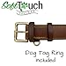 Soft Touch Collars Brown XL Leather Padded Dog Collar, 28
