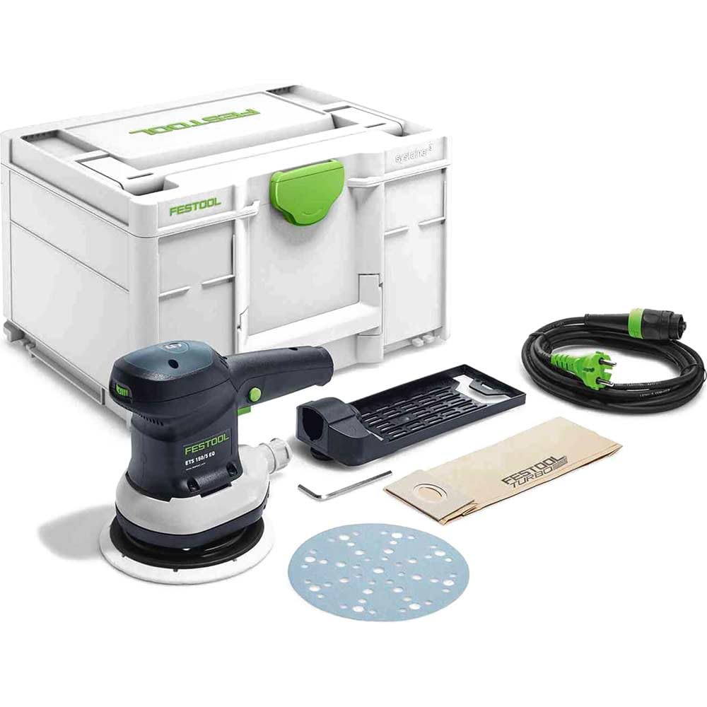 Festool 576085 Eccentric Sander ETS 150/5 EQ-Plus 110V, 173.0 mm*222.0 mm*108.0 mm