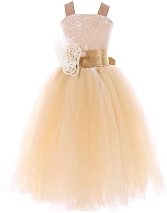 rose gold flower girl dress amazon