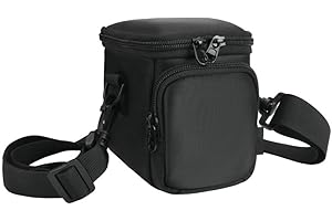 Travel Camera Bag for KODAK PIXPRO Digital Cameras with Adjustable Shoulder Straps and Protective Nylon Material Compact Stor