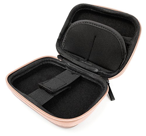 DURAGADGET Rose Gold Hard EVA Shell Case with Carabiner Clip & Twin Zips - Compatible with Fkant Fingertip Pulse Oximeter - Thumbnail 3
