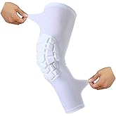 SZKANI Knee Pads Compression Leg Sleeve Knee Sleeve for All Sports Wrestling Protector Gear, 1 Pair of Knee Paded