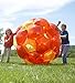 Orange and Yellow Incred-a-Ball GBOP Great Big Outdoor Play Inflatable Blow Up Bubble Soccer Zorb Ball Heavy Duty Durable PVC Vinyl 65''