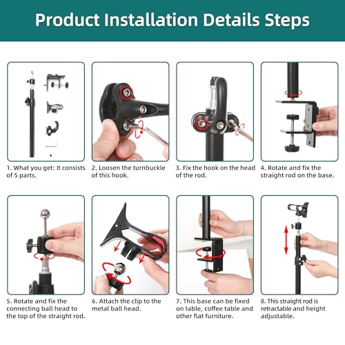 Fewener Feeding Tube Stand, HandsFree Feeding Tube Holder Enteral