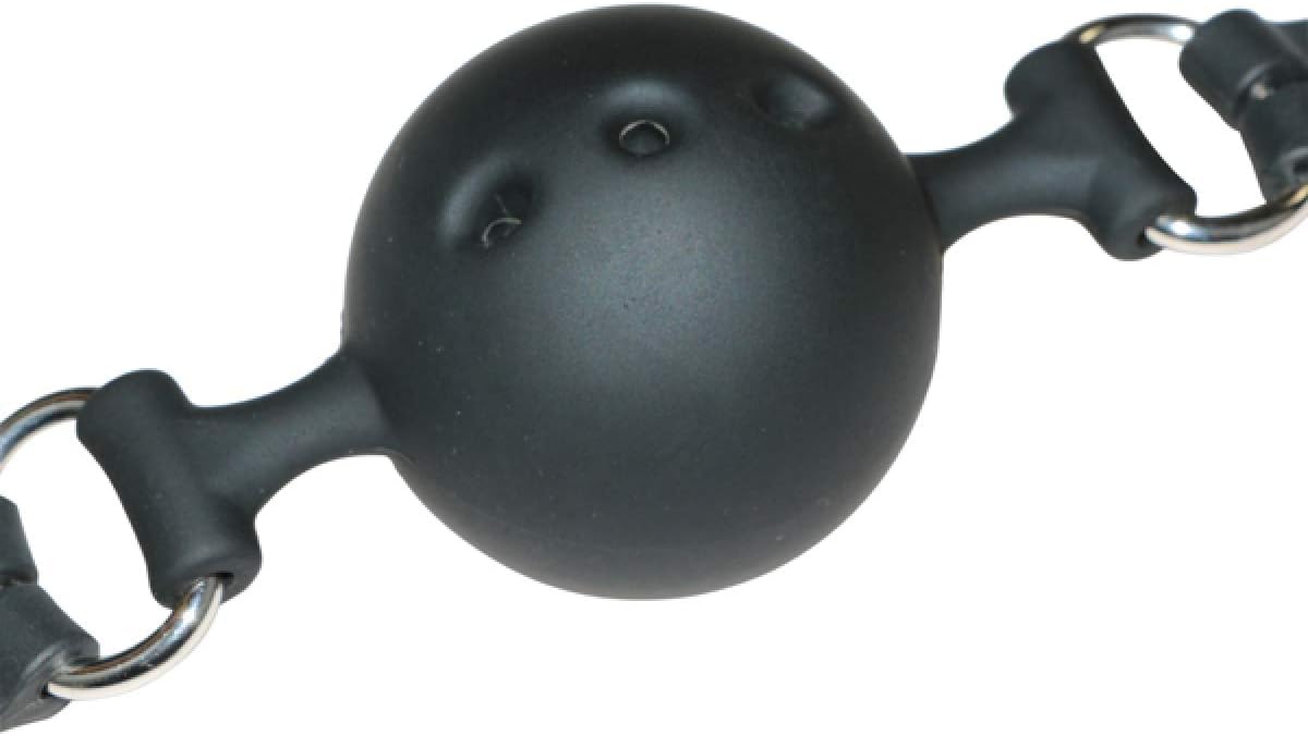 Bad Kitty Silicone Gag, Black, 1 Stück (1er Pack) - Image 4