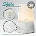 Essential Oil Diffuser Electric for Ultrasonic Aromatherapy with Timer & Lights By Shalu, 100 Ml (White)