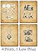Lone Star Art Original Thomas Edison Patent Prints - Set of Four Photos (8x10) Unframed - Makes a Great Home or Office Decor and Gift Under $20 for Inventors