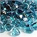 Golden Flame 20-Pound Fire Glass 1-Inch Caribbean Blue Reflective Fire-Diamonds