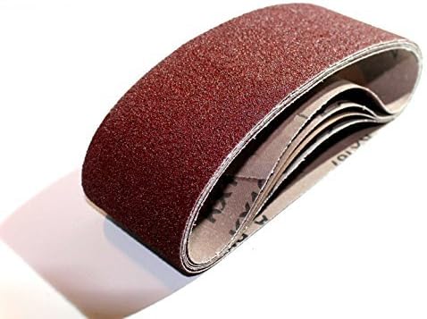Pack of 25 Cloth Sanding Belts Mixed 75 x 457 mm for Belt Sanders - Image 3