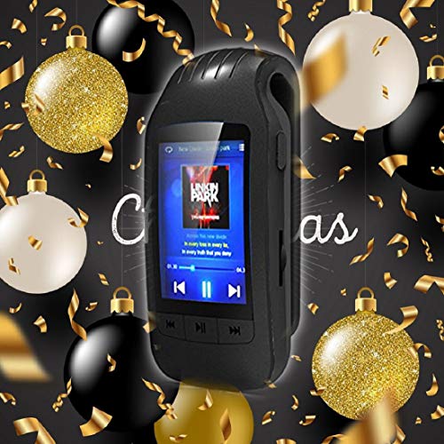 MP3 Player with Clip Bluetooth for Sport, 8 GB Music Player Lossless Sound Support FM Radio Recorder Stopwatch Pedometer,Expandable up to 32 GB