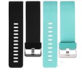 Austrake Silicone Wristbands for Fitbit Blaze Smart Watch,2PACK