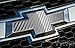 VViViD Auto Emblem Car Wrap Vinyl, Silver Carbon Fiber, Compatible with Chevy Bowtie Logo 11.8 Inches x 4 Inches Sheets (x2)