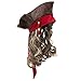Disney Jack Sparrow Pirate Hat and Wig for Kids Pirates of The Caribbean: Dead Men Tell No Tales Brown