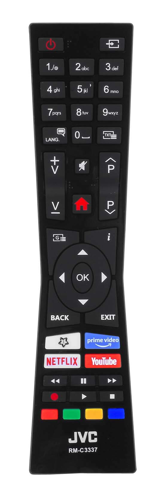 JVC RM-C3337 30102234 RC43100P Genuine Remote Control for Smart LED TVs