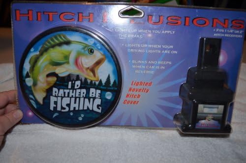 Hitch Illusions Fishing Hitch Cover NIP Fits upo to 1.25" or 2" hitch Receivers
