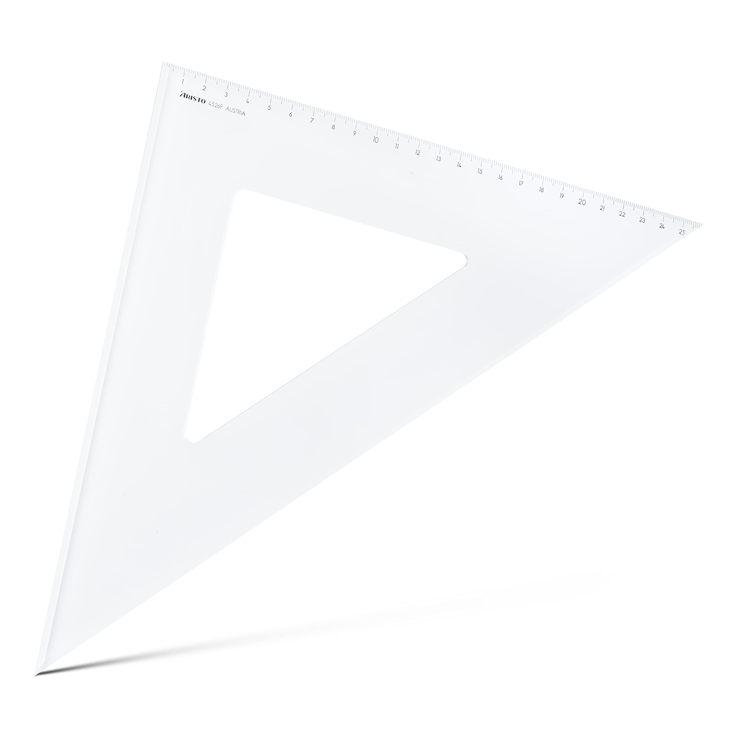 Aristo AR4526F 45° Set Square with Bevelled Edges