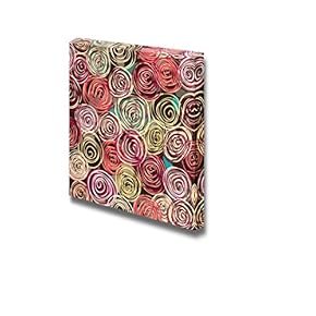 Canvas Prints Wall Art - Seamless Floral Pattern |Seamless Pattern Modern Wall Art Ready to Hang - 12" x 12"