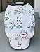 LulaBaby - 360° 4-in-1 Stretchy Baby Nursing Cover, Car Seat Canopy, and Shopping Cart Cover (WINTER FLORAL)