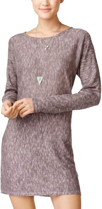 marled sweater dress