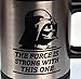 Star Wars Darth Vader 12 oz. Stainless Steel Self Stirring Travel Mug - Mix Your Drink with the Force