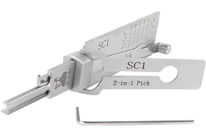 Licorne SC1 2 In 1 Hand Tool Set Hook & Pick Set Pick Tools Precision Decoder Kit for Civilian Use Maintenance Repair Tool