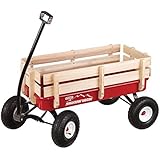 Duncan Mountain Wagon - Pull-Along Wagon for Kids with Wooden Panels, All Terrain Tires, Wide Grip Handle, Wide Wheel Base
