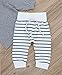 Gavol Toddler Baby Boy Outfits Long Sleeve Hoodie Sweatshirt Stripe Pant Set Clothes Set For Fall Winter