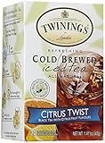 Twinings Cold Brewed Iced Tea Citrus Twist -- 20 Tea Bags