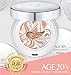 Age 20's Compact Foundation Makeup, Essence Cover Pact SPF50+ Sunscreen (Wrinkle-Smoothing & Brightening) with 68% Hyaluronic Serum (Made in Korea) - White / Beige Latte