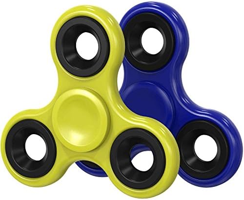EXHEED P2 POW Series Hand Fidget Spinner Toy Prime - 2 Pack Blue and Yellow