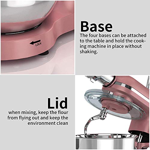 Nurxiovo Pro 3 in 1 Stand mixer Electric 850W Kitchen Food Mixer with 6