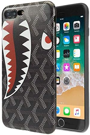 Luxury Cool Street Fashion Case for iPhone 7 Plus and 8 Plus : Supreme Flexibility with Durable Designer Protection - Bumper | Skin | Compatible with 5.5" iPhone 7 Plus & 8 Plus only (Brown)
