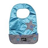 Ju-Ju-Be Be Neat Reversible Baby Bib, Classic Collection Rad Heart