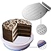 Tomnk 11 Inch Rotating Cake Turntable with Cake Lifter,Revolving Cake Stand Cake Decorating Supplies