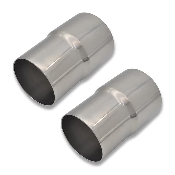 3-inch To 4-inch Stainless Steel Exhaust Reducer – Mirror Polished Adapter Pipe