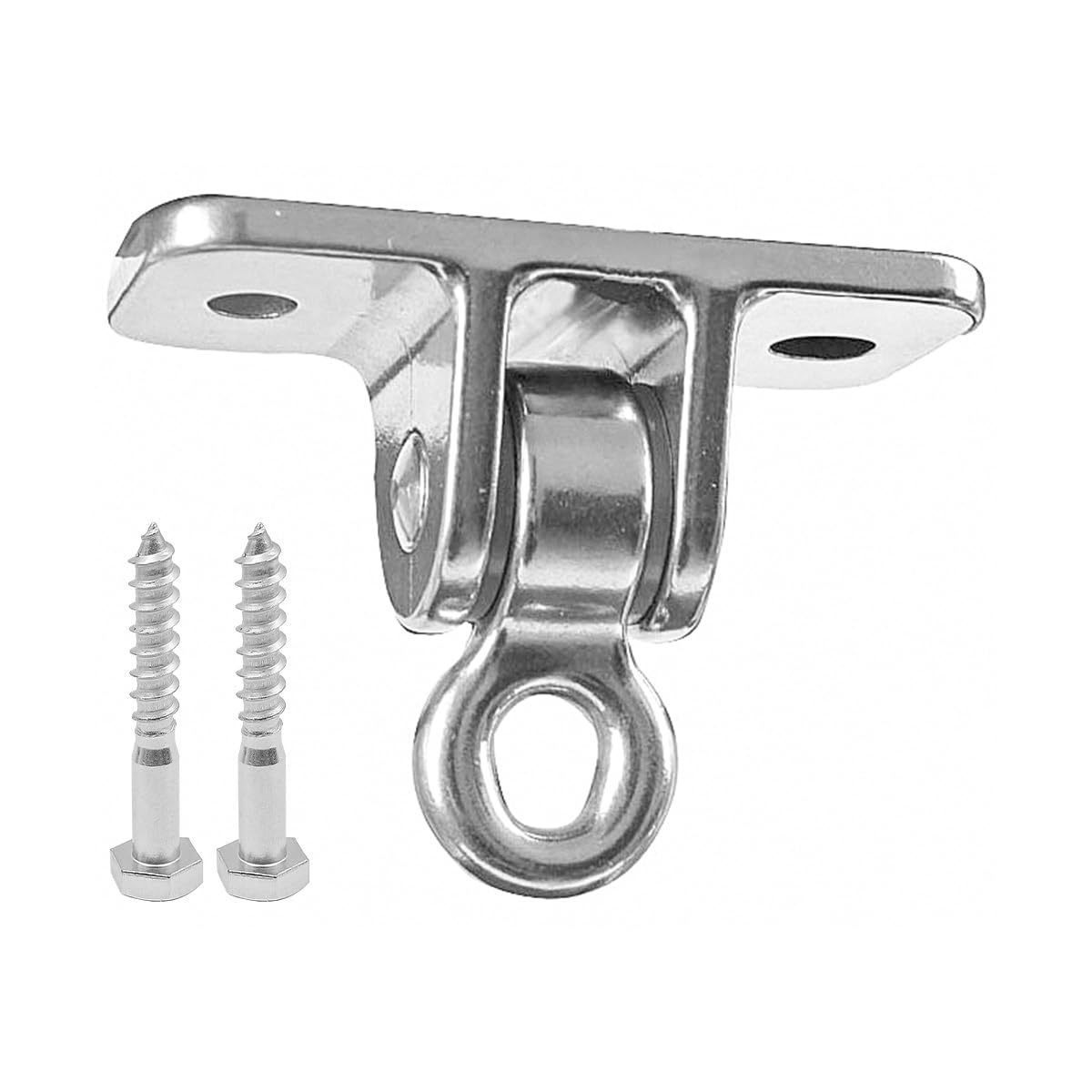 ZONADAH Heavy Duty Swing Hangers 304 Stainless Steel Sturdy Swing Hook Yoga Hanging Strong Bearing Capacity Fixed Buckle 850kg with Screw