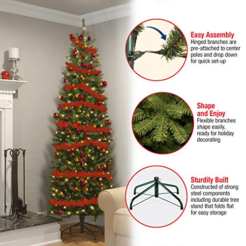 National Tree Company Artificial Slim Christmas Tr... Christmas Jamboree