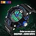 Gosasa Multi Function Military S-shock Sports Watch LED Digital & Analog 5ATM Waterproof Alarm (Blue）