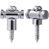 Guyker Guitar Roller String Retainers(Set of 2) &ndash; String Guide, Strings Trees Replacement Part for Electric Guitars, SR1 Chrome