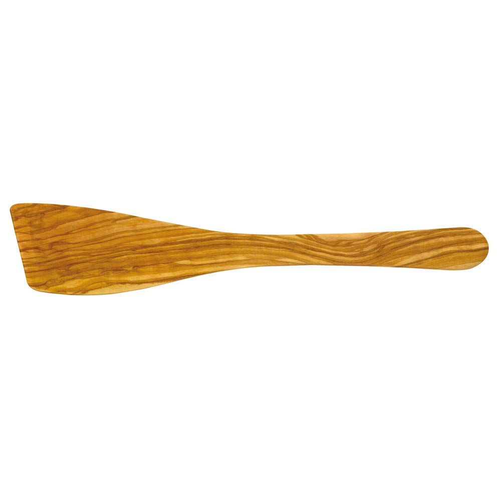 Jean Dubost AU013630U01002 Galvanised Spatula 30 cm Olive, Natural Wood