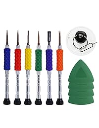 E.Durable Pro Bit Driver Kit, Precision Electronics Multi-Tool Scredriver Set, Safe Safe Tool, con pinzas ESD, spudger de metal de doble extremo portátil, barra de palanca de plástico, etc.